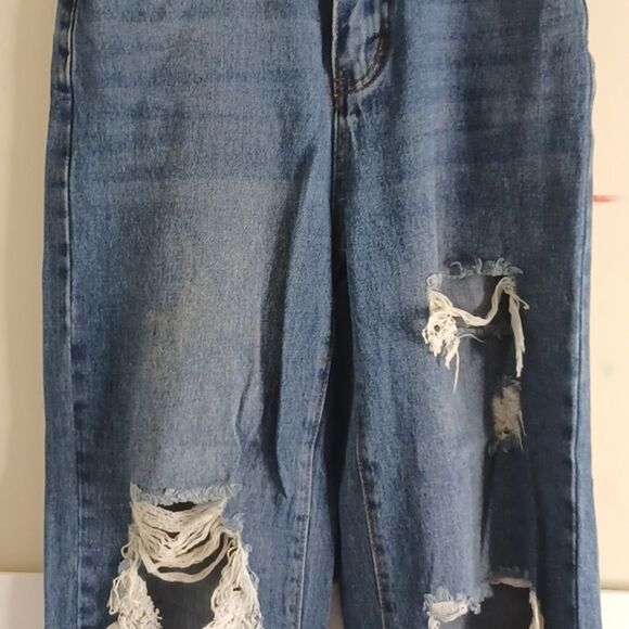 Distressed Blue Jeans - Picture 9 of 16